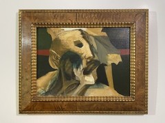 Howard Warshaw Original 1961 Oil Painting Signed MCM Mid Century California Art