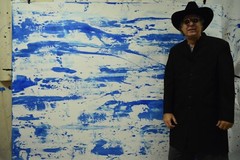 Pollock/Richter style Professional Painting 84”X62” (7 Foot) Abstract Modern XL