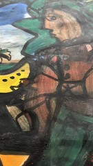 Amelia Pelaez 1940’s Oil on Paper, 15″H x 19½”W.