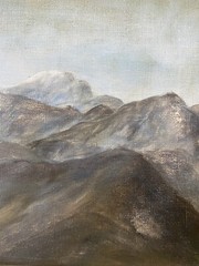 Victoria Emerle Antique 1920’s 1930’s Plein Air Desert Landscape AS-IS Painting