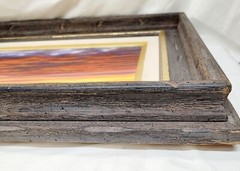 2009 Signed/Framed „Sunset“ Oil Painting by Martin Pavletich/Orange Red/Yellow