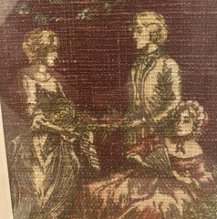 Framed Painting On Rough Canvas Medium Size