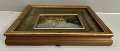 Antique Miniature Oil On Copper Painting Signed DEYER P. San Marco Venice Italy