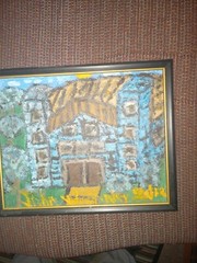 Bkcastle Original Acrylic Painting On Canvas Board 8 By 10 Inch Framed
