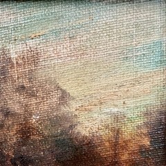 Vintage Framed Signed Landscape Oil Painting on Canvas Panel