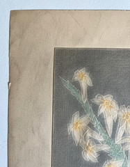Antique Signed Hazel Frazee Textured Watercolor Painting