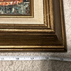 Vintage Signed European Cityscape Oil Painting Framed Impressionist Rome Scene