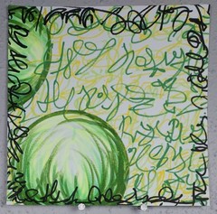 „Letters 9“ Tristan Reasor Original Abstract Painting Acrylic 6×6
