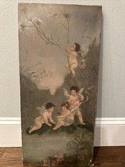 Antique painting 19th Century European School Sell As Pictured 29,5*13,5