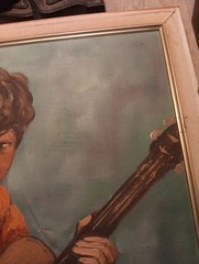 1960’s Oil Painting Signed FISHER As Is