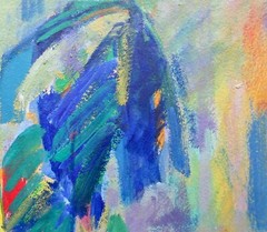 Mollie Tureske (1909-2002) Vintage Mid-Century Abstract Oil Still-Life Painting