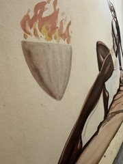 Mid Century 1950s Carlos Of Hollywood Watercolor Paintings Vintage Rare