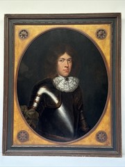 Old Master Painting Armored Man Men Iconic 17th Century Antique Masterful Large