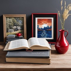 Vibrant Urban Sunset Painting Original Oil City Skyline Artwork 5×7″ Modern Art