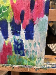 Goddess Dream Unframed 11×14 ABSTRACT IMPRESSIONISM ORIGINAL Canvas Signed