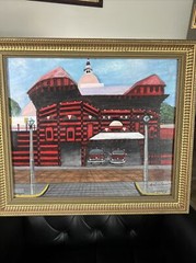 Hand Painted Fire House From Ponce Puerto Rico