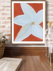 Star Jasmine: Contemporary Expressionist Original AcrylicPainting 11×14 Canvas