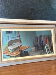 Jacob Glushakow Maryland Baltimore Oil On Board.
