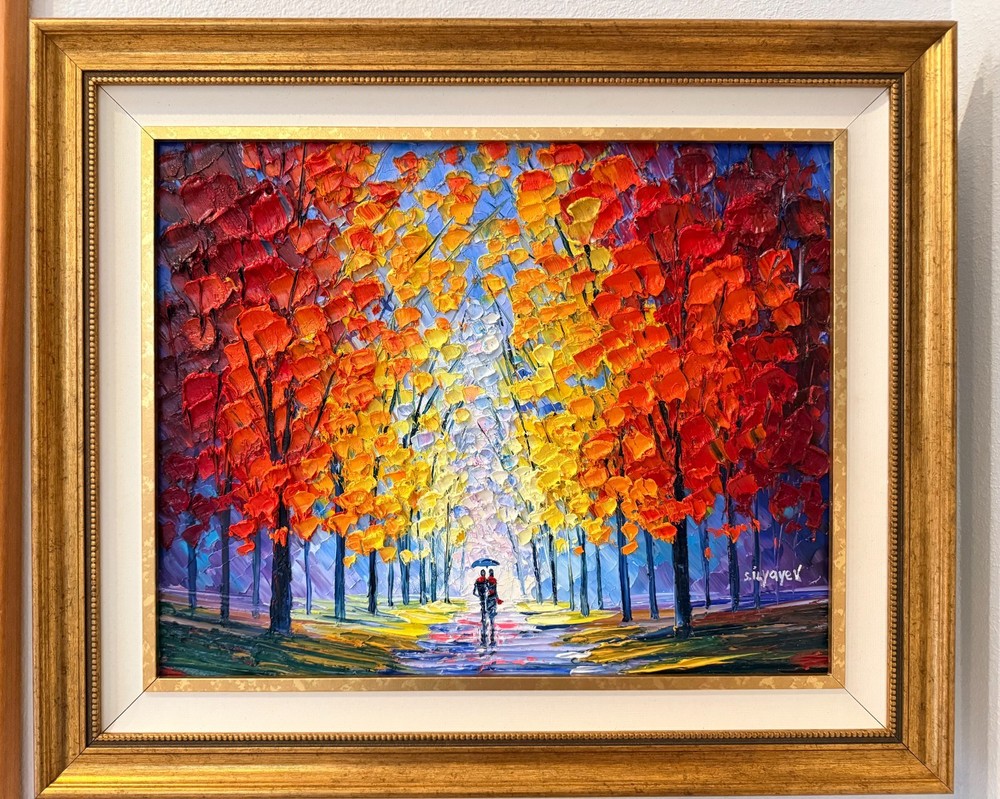 Original Slava Ilyayev Oil On Canvas Painting, Framed, with COA