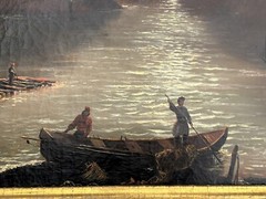 in the manner of Albert Bierstadt landscape painting Hudson River School 1850s