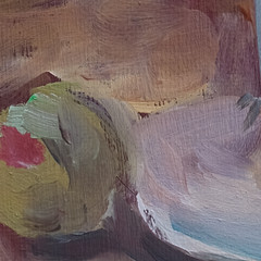Original Oil Painting Martini & Olives, Cocktail Still Life Art, Bar Wall Decor