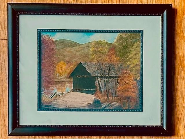 Original Painting Danielle Mick BEAVERKILL Autumn in New York 1998 Modern