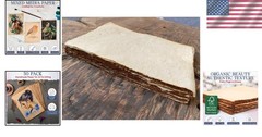 Crafters Dream: Vintage Deckle Edge Blank Paper – 50 Sheets