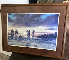 Donald Vann „The Gathering of Nations”Framed & Signed