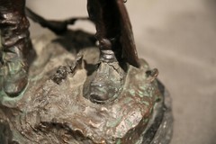 American Indian Chief Antique 19th Century Austrian Bronze