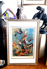 FRAMED LEONARDO NIERMAN LITHO “ Violin Concerto “ – 36 x 24 -Numbered & Signed