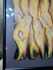 Huge Vivian Fishbone „Abstract Composition“ Mixed Media Painting- Signed/Framed