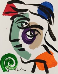 Original Peter Robert Keil abstract oil painting 22 1/4” (56cm) X 28.5” (72cm)