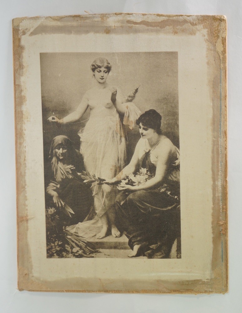 19th Century Flower Scene Artwork on Silk (12”x9.75”)