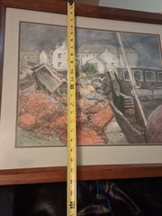 Original Watercolor Painting by Roberta E. Merrilees Matted & Framed ( NICE )‼️