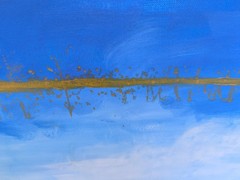 Hand-Painted Minimalistic Painting 24″x36″
