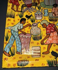 Zimbabwe Africa Artists Project Art•By MILCAH•Oil Painting•Twins Birthday Party