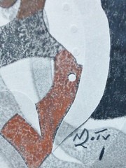 Neal Doty Bony Marony Embossed Original Mixed Media OOAK Hand Signed art