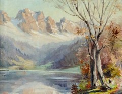 Emil Fiala (Czech,1869-1933) oil painting antique 132278