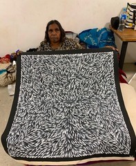 Rayleen Pula Price 💕Aboriginal Art COA Supplied 94cm X 92cm. Ray05