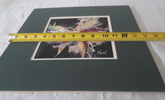 Mixed Media on Paper Board Matted Original by Don Trout 7.5 x7.5 „Metamorphosis“