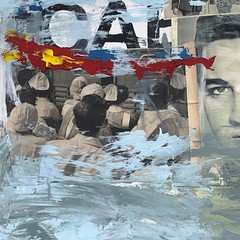 Original Mixed Media Abstract Modern Art Painting 24×36 „The King“ Signed