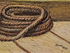 Norman Mills Price – Original Published Illustration Painting – Waving Good-bye
