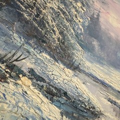 Jamison Winter Landscap Oil Painting Signed