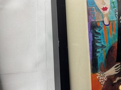 Lot Of 2 Framed Picasso Style Pictures – Signed Meli 04