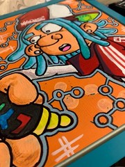 11 X 11 Plastic Frame Shortiez Ink Graffiti Character SnapBack Market Cartoon