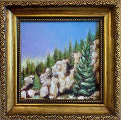 Jemez Mountains New Mexico Original Landscape Painting Framed Southwest Art