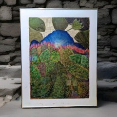 Sunrise; By Bonny Mark; Mixed Media on Canvas 30×22, Framed 36x 28, Stunning