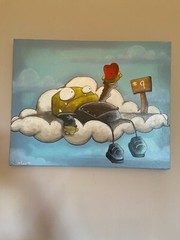 Fabio Napoleoni „Cloud 9“, Acrylic on Canvas