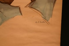 2 Henry James Soulen Arab Sheikh Signed on paper 22 by 15 inches