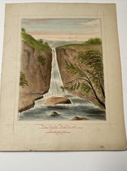 ANTIQUE PAINTING COLLECTION 1910’S SIGNED MORRIS DATED LANDSCAPE HISTORIC SITES